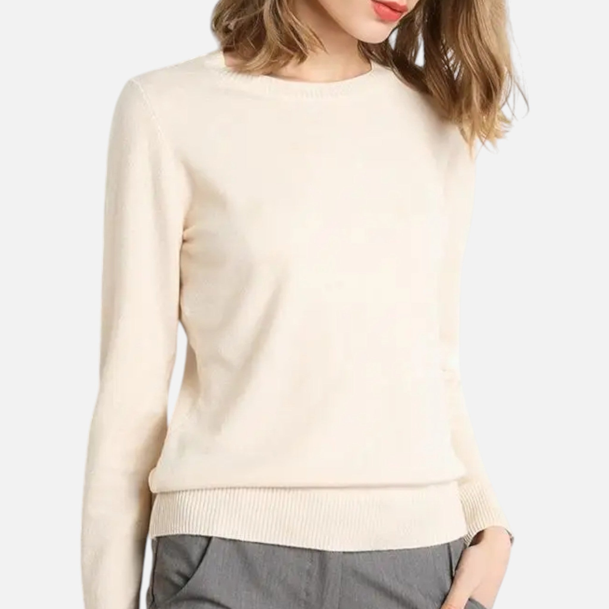 La Cartiera | Women’s Merino Wool Crewneck Sweater