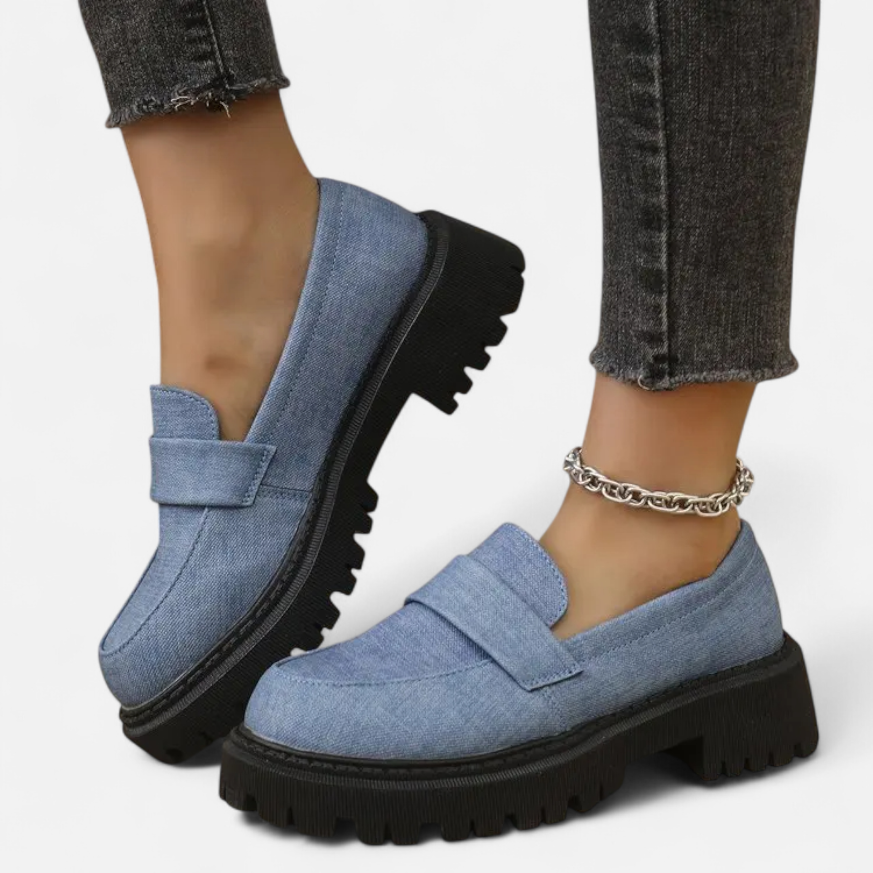 La Cartiera | Women’s Chunky Sole Loafer Sneakers