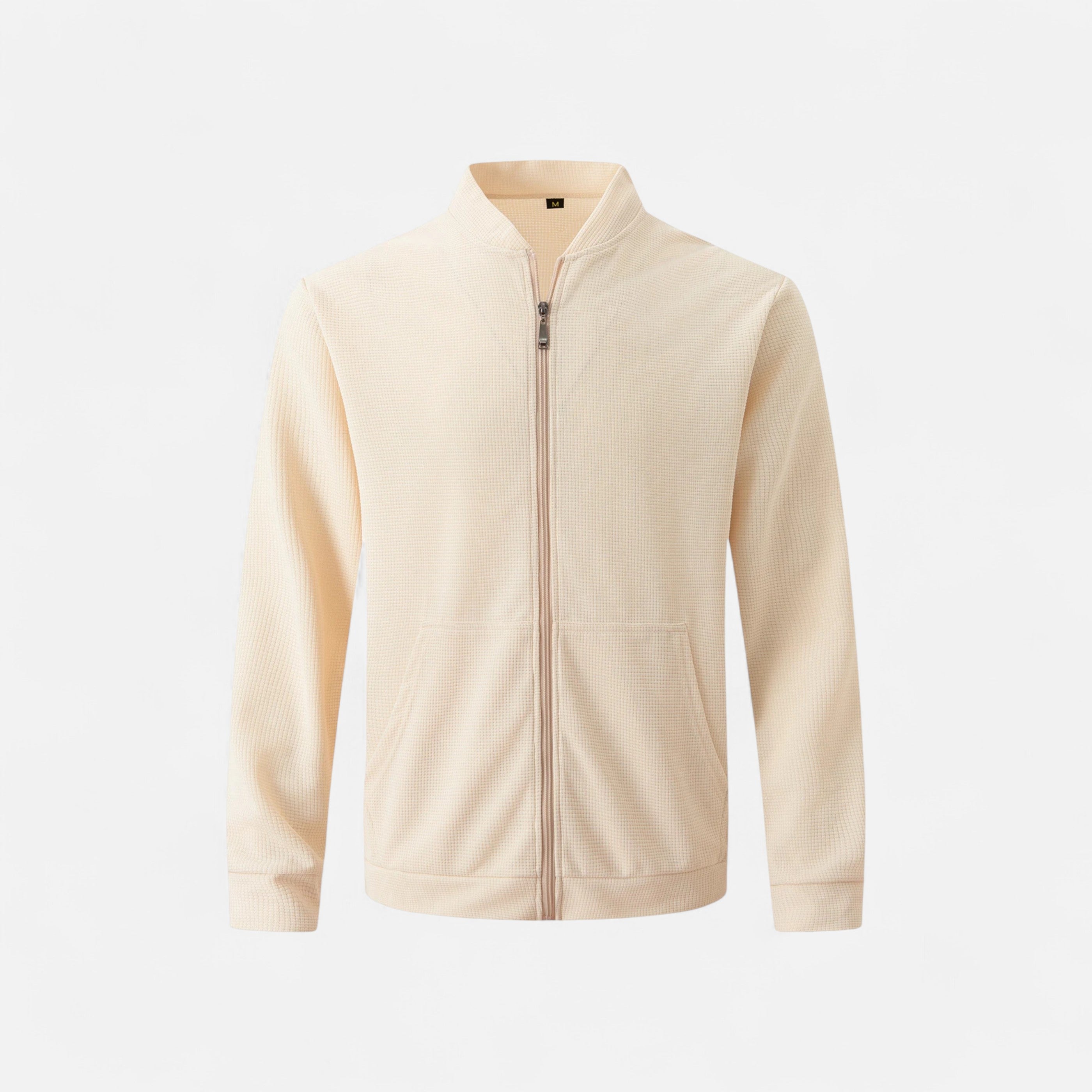 La Cartiera | Men’s Solid Colour Zip Baseball Jacket
