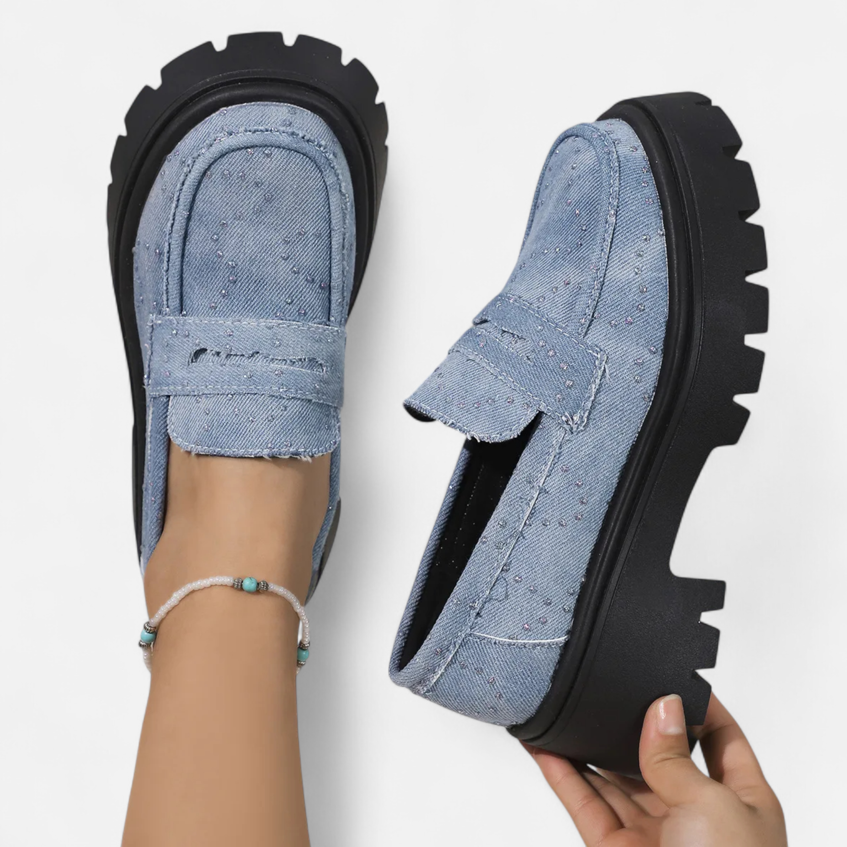 La Cartiera | Women’s Chunky Sole Loafer Sneakers
