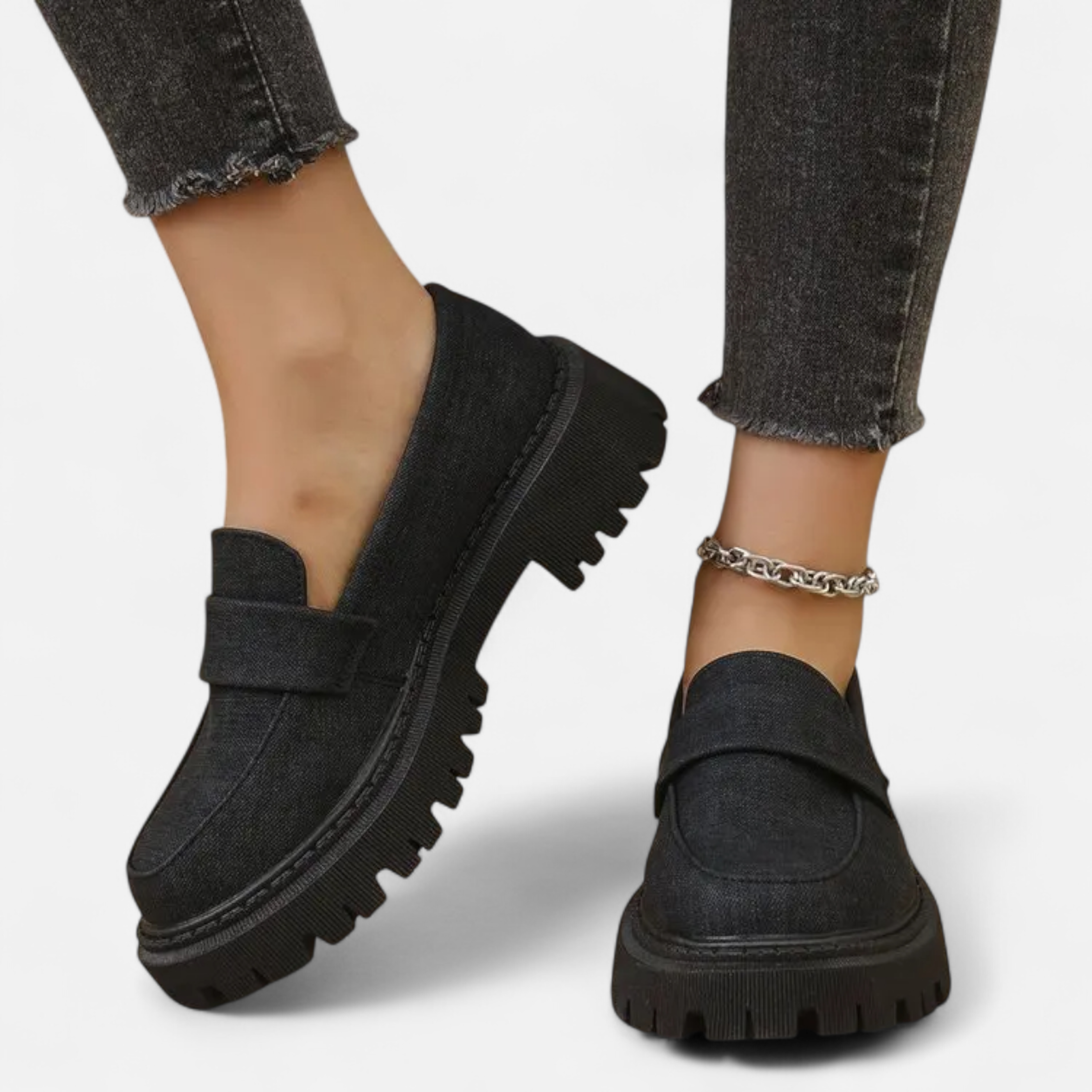 La Cartiera | Women’s Chunky Sole Loafer Sneakers
