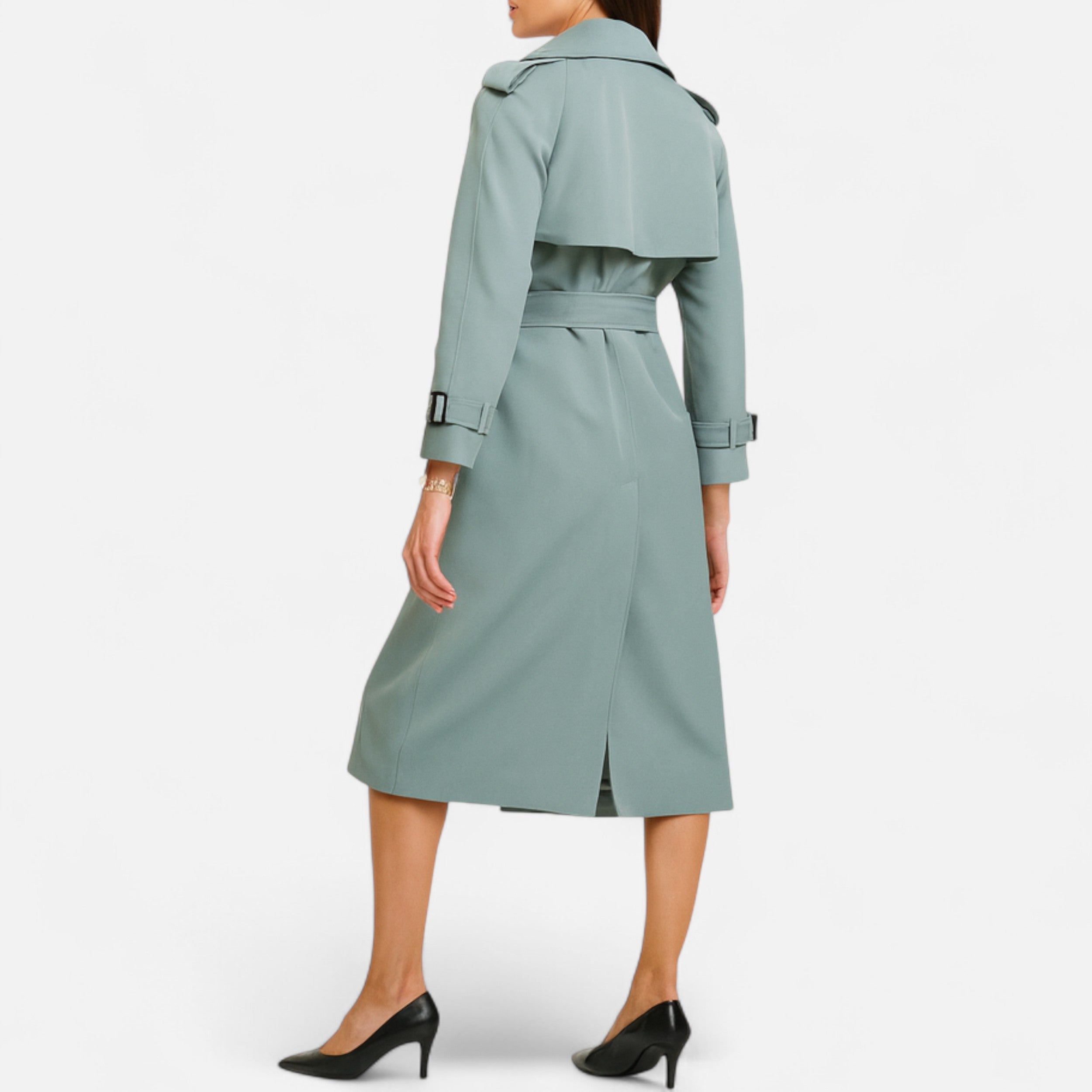 La Cartiera | Women’s Double-Breasted Belted Trench Coat