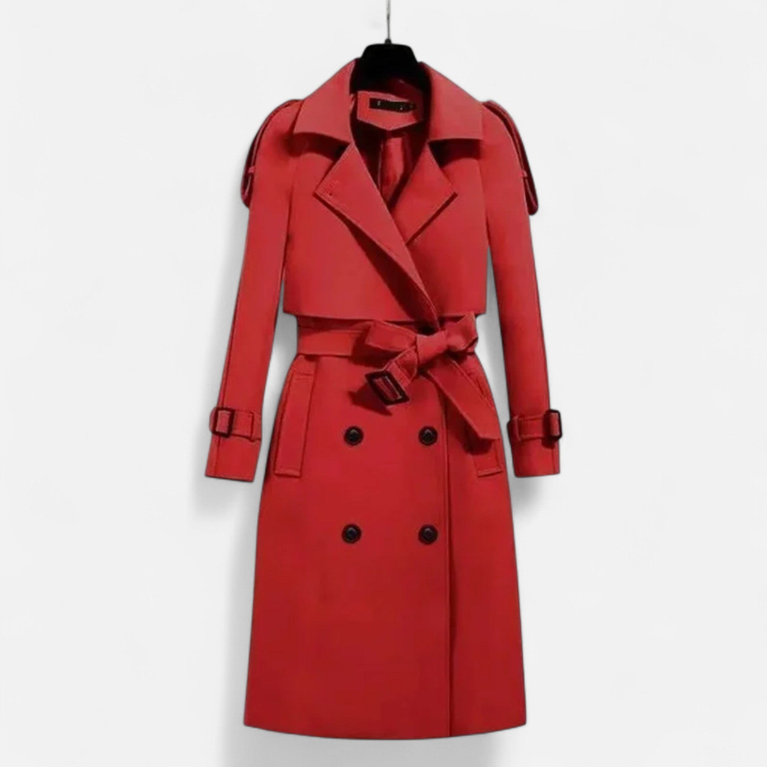 La Cartiera | Women’s Double-Breasted Belted Trench Coat
